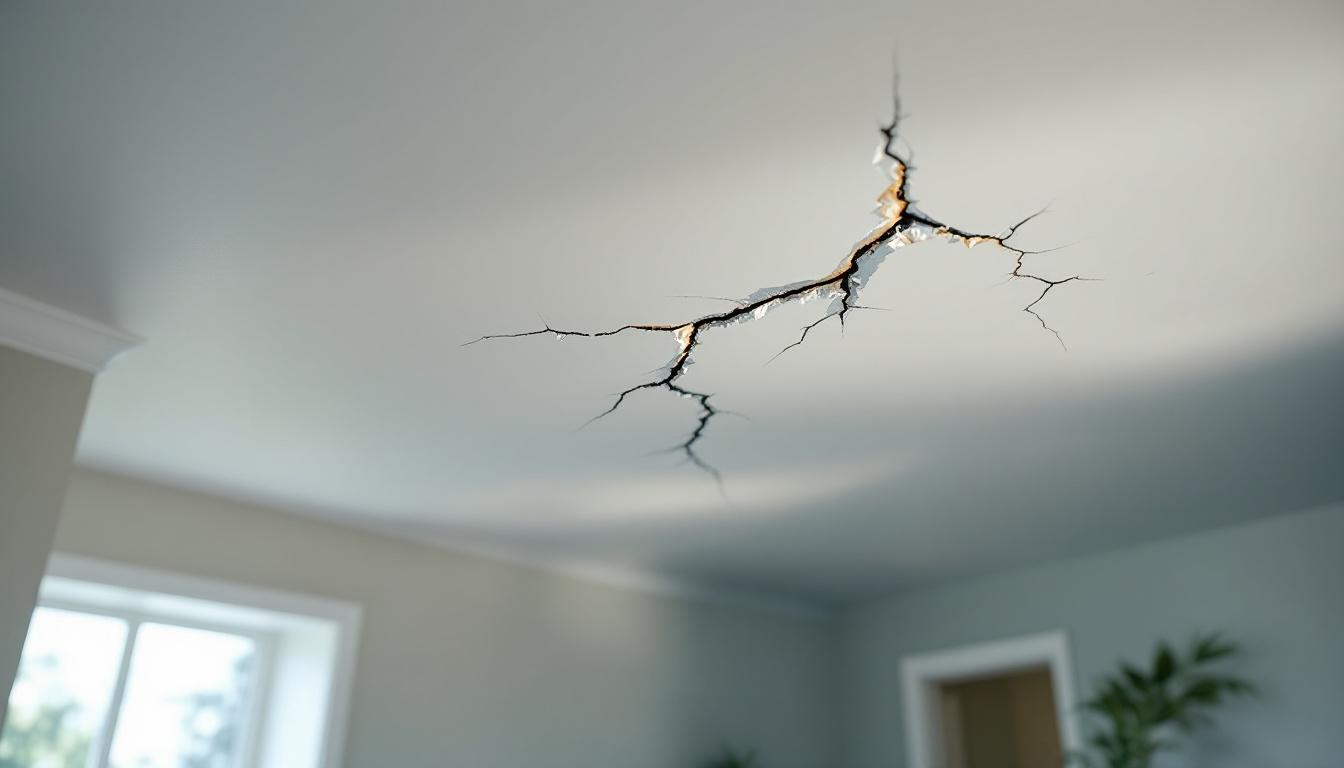 Fissure sur plafond après travaux : vos recours juridiques