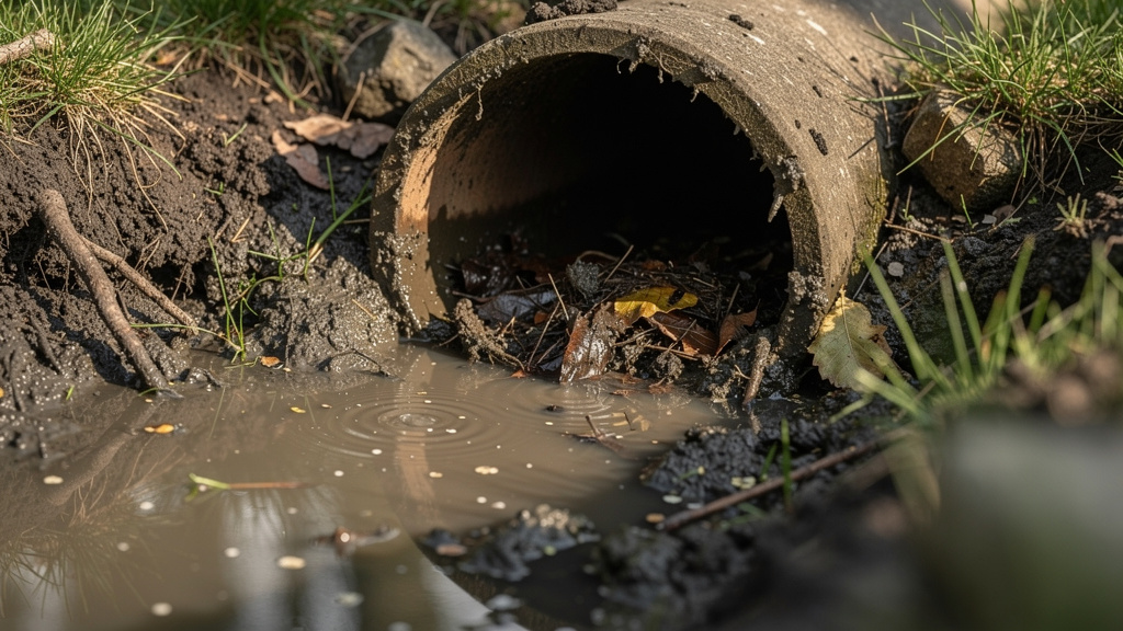 Canalisation bouchée eau remonte : causes et interventions